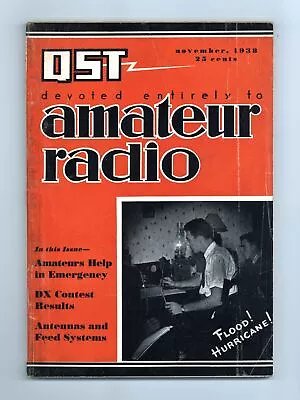 QST Magazine Vol. 22 #11 VG 1938 • $77