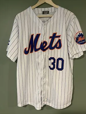 MICHAEL CONFORTO New York Mets #30 Geico SGA Jersey Men’s Size XL (stain) • $9.99