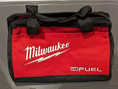 Genuine Milwaukee Heavy Duty Contractors Tool Bag M12 M18 Fuel Tote Case Canvas • $24.99