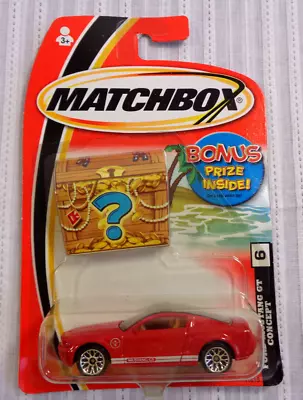 2004 Matchbox Treasure Chest Ford Mustang GT Concept #6 NEW! • $7.95