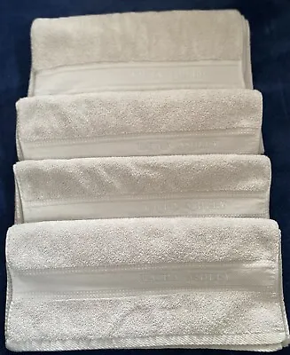 Original Laura Ashley Luxury Branded Bath Sheet Hand Towels & Bath Mat Dove Grey • £42