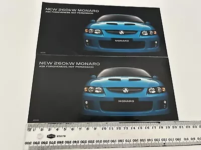 GENUINE HOLDEN NEW 260kW MONARO BUMPER STICKER CAR DEALER DEALERSHIP PROMO DECAL • $8