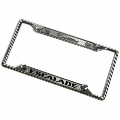 Cadillac Escalade Metal Chrome License Plate Frame • $28.95