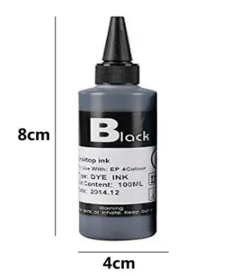 $24.95 • Buy 4 X100ml Refill Ink Kit For HP BROTHER ESPON CANON - 4 Black