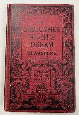 A Midsummer Nights Dream - Longman's English Classics • $12