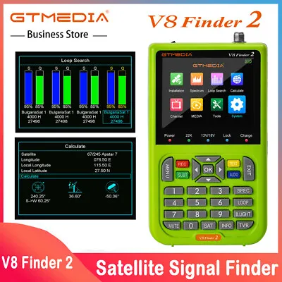 3.5'' LCD Digital Satellite TV Signal Finder Meter Detector DVB-S2 Sat Receiver • $76.99