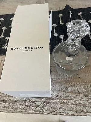 Royal Doulton Lunar Crystal Decanter. Brand New In Box. RRP $199. • $45