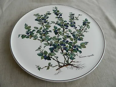 Villeroy & Boch  Botanica  11 3/4  Cake Plate (Vaccinium Myrtillus)          4-1 • $39.99