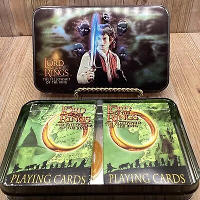 Lord Of The Rings Fellowship Of The Ring Playing Cards Limited Edition Tin • £19.31