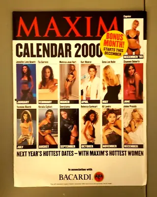 Maxim Calendar 2000 Melissa Joan Hart Jennifer Love Hewitt Shannon Doherty • $5