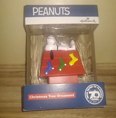 Peanuts Hallmark From Paper To Platinum 70 Years- Snoopy On Dog House • $14.99