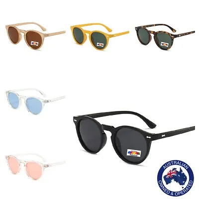 $15.95 • Buy Mens Women's Fashion Polarised Driving Fishing Golf Vintage Round Sunglasses