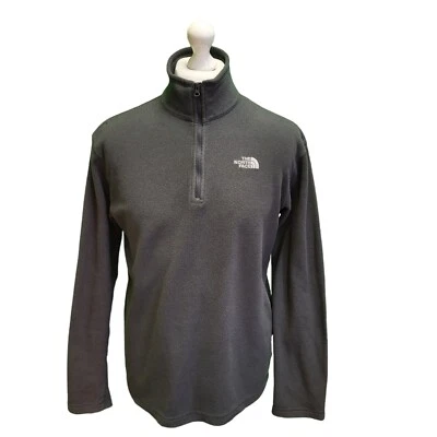 £29.99 • Buy NN779 Men's The North Face Grey 1/4 Zipped Fleece Base Layer Uk M Eu 50