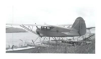$13.99 • Buy Stinson Reliant Straight Wing Airplane VTG Photograph 5x3.5 Pontoon Water N14154