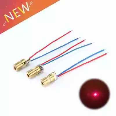 5V 650nm 5mW Adjustable Red Laser Dot Diode Module Sight For DIY Electronics • $7.06