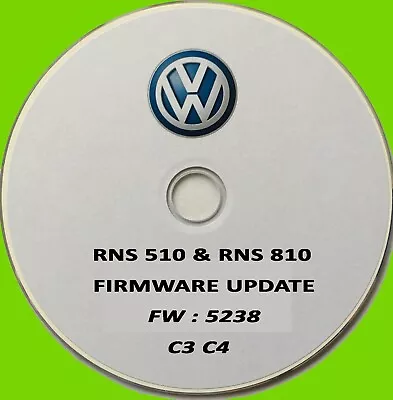 Volkswagen 5238 Rns-510 Rns-810 Firmware Update  • $59.95