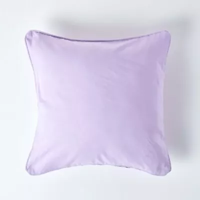 Homescapes 100% Cotton Plain Cushion Covers Square Rectangular Washable   • £14.99