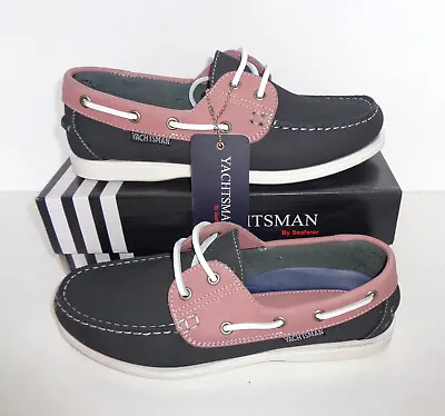 £19.98 • Buy Yachtsman Leather New Ladies Boat Deck Casual Womens Trainers Shoes UK Size 4