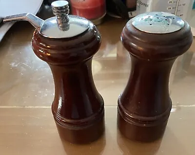 Vintage Mr. Dudley Salt And Pepper Shakers. 5 Inches Tall • $22