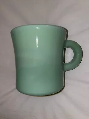 Vintage Fire-King Jadeite C-Handle Heavy Coffee Mug Green • $39.99