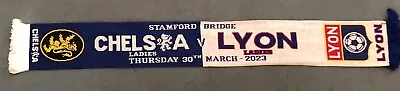 Chelsea Ladies V Lyon Match Scarf  2023 . Champions League  • £8.99