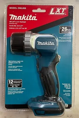 Makita DML808 18 Volt Cordless LED Flashlight 190 Lumens NEW  • $65