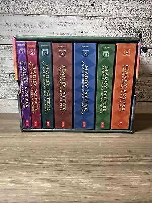 Harry Potter The Complete Series J.K. Rowling Books Box Set 1-7 Case Paperback • $1.25