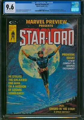 Marvel Preview #4 (1976) ⭐ CGC 9.6 ⭐ 1st Appearance Of STAR-LORD! Rare Key Issue • $865