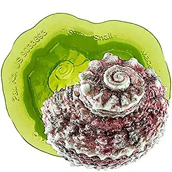 Sugar Snail Seashell Silicone Mold For Cake Decorating | Fondant And Gumpaste I • $33.64