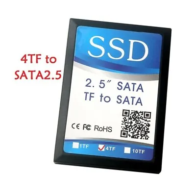 4 Micro SD/TF Card To SATA 22pin Adapter RAID Quad TF Card To SATA 2.5 Converter • $23.30