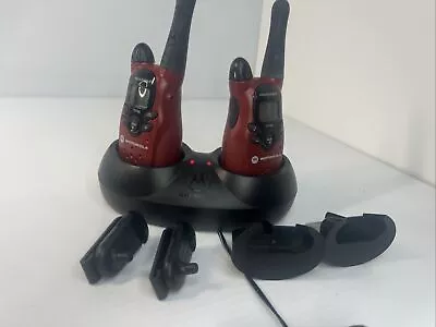 Motorola T5700 Talkabout 2 Way Radio Set Of 2  W/ Charger And 2 Belt Clips • $39