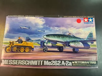 Tamiya 1:48 Messerschmitt Me262 A-2a With Kettenkraftrad #61082 • $30