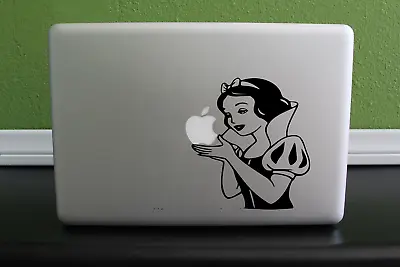 $4.46 • Buy Snow White Decal Sticker For Macbook Or IPad Fits Apple Disney Accessories 