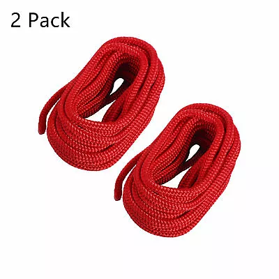 $24.12 • Buy 2 Pack 1/2 Inch×35 FT Double Braid Nylon Dock Line Mooring Rope Marine Boat Rope