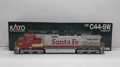 $121.25 • Buy Kato 37-6156 HO Scale Santa Fe GE C44-9W Dash 9 Diesel Locomotive #653 EX/Box