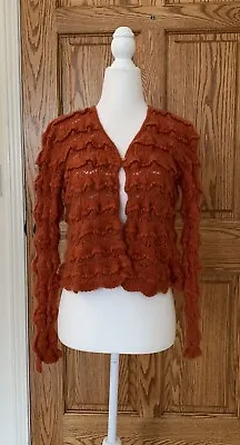 Nando Canadian Qiviuk Qiviut Cardigan Muskox Wool Silk S M L XL • $325