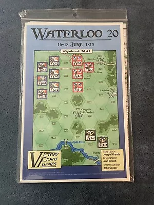 Waterloo 20 Bag Victory Point Games Wargame Napoleonic 20 #1 Incomplete • £57