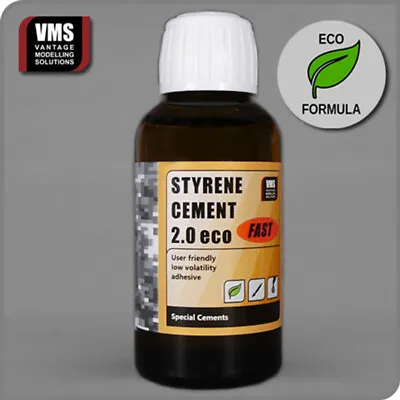 VMS #CM02-ST ECO Styrene Cement Fast 30ml • $9.99