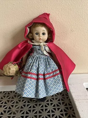 Vintage Madame Alexander  Alex Doll~ Little Red Riding Hood Bent Knee Z10 • $79.50