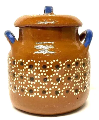 Tlaquepaque Ollas De Barro Mexican Red Clay Bean Pot 1 1/2 Quarts • $29.99