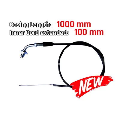 Motorcycle Bent Throttle Accelerate Cable/Wire For Motorbike Dirt Bike Bend • $7.97