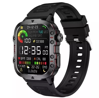 Smart Watch Military Tactical Sport Fitness Tracker For Motorola Edge+ (2022) • $39.99