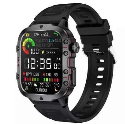Smart Watch Military Tactical Sport Fitness Tracker For Motorola Moto G (2023) • $39.99