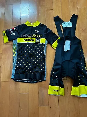 VERGE SPORT RACE CYCLING BIBS And JERSEY Womens- Jersey Small/Bibs Medium • $35