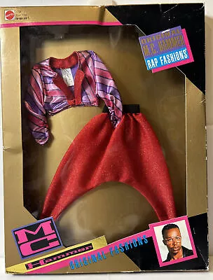 Vintage 1991 Mattel MC Hammer Original Rap Fashions Red Outfit Sealed New NIB • $9.99