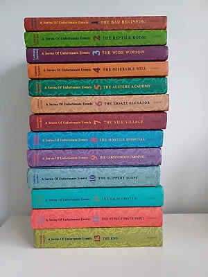 A Series Of Unfortunate Events  Lemony Snicket Complete Set • £25