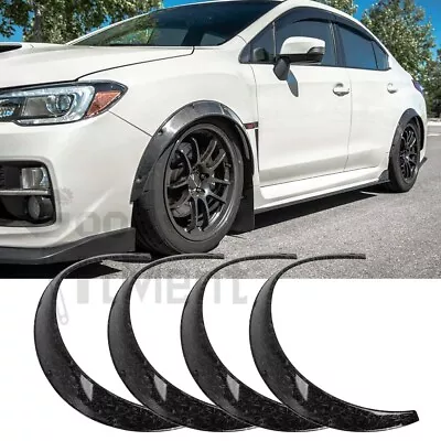 For Subaru WRX STI 4.5  Wheel Arches Fender Flares Extra Wide Kits Forged Carbon • $89.42