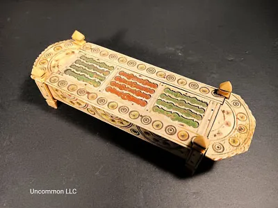 Napoleonic Wars (1803-1815) Prisoner-of-War Bone Games Box With Dominoes • £573.17