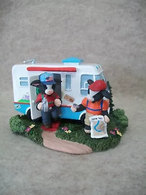 Sharing A Sense Of Adventure - Camper RV - Mary Moo Moo Cow Figurine • $42