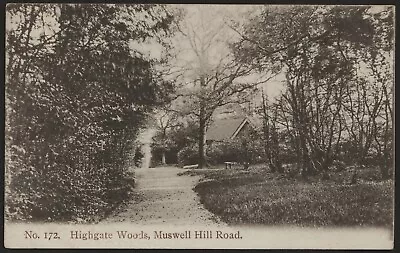 HIGHGATE WOODS Postcard Muswell Hill Road • £5.50